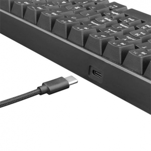 White Shark GK-2022B/R-HU SHINOBI Outemu Red Gaming billentyűzet fekete