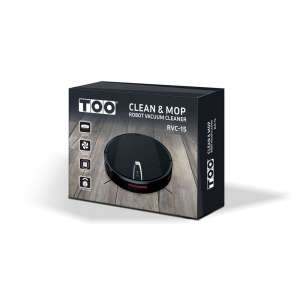 TOO RVC-15 Clean & Mop robotporszívó fekete