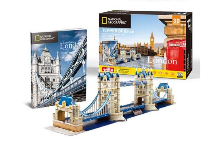 BonsaiBp 3D puzzle City Travel London, Tower bridge, 120 db
