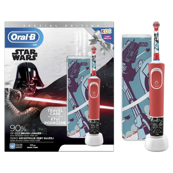 Braun Oral-B Kids Star Wars Special Edition gyermek elektromos fogkefe + utazótok (10PO010290)
