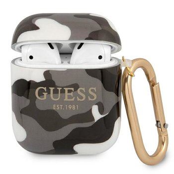 Guess Camo Collection AirPods tok fekete terepmintás (GUA2UCAMG)