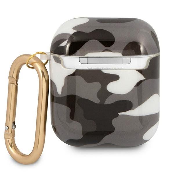 Guess Camo Collection AirPods tok fekete terepmintás (GUA2UCAMG)