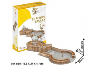 BonsaiBp 3D puzzle kicsi Szent Péter Bazilika, 68 db