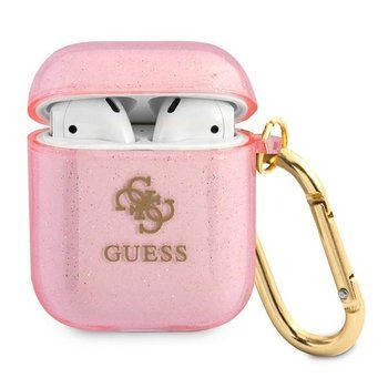 Guess Glitter Collection AirPods tok pink (GUA2UCG4GP)