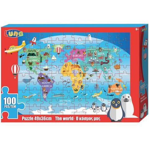 Luna A világ puzzle 100db-os (000621582)