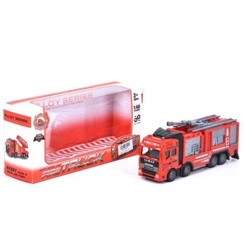 Magic Toys Fire Truck négytengelyes tűzoltóautó fém modell (MKL066281)