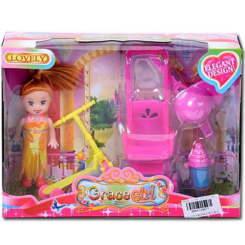 Magic Toys Grace baba rollerrel és kiegészítőkkel (MKK139677)