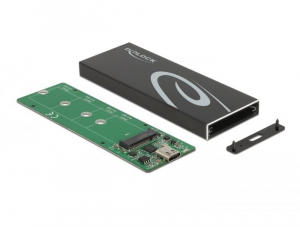 DeLock M.2 külső SSD ház fekete (42003)