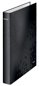 Leitz WOW laminált gyűrűskönyv fekete (42410095)