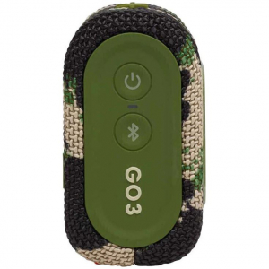 JBL Go 3 vízálló hordozható Bluetooth hangszóró terepmintás (JBLGO3SQUAD)