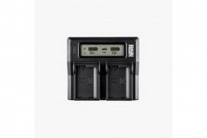 Newell DC-LCD Dupla töltő Sony NP-FP, NP-FH, NP-FV akkumulátorhoz (NL0231)