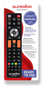 Superior Electronics SUPTRB008 univerzális távirányító Samsung TV / Smart TV-khez