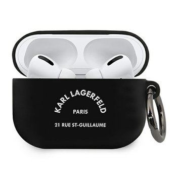 Karl Lagerfeld Silicone RSG AirPods Pro tok fekete (KLACAPSILRSGBK)