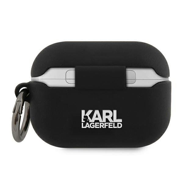 Karl Lagerfeld Silicone RSG AirPods Pro tok fekete (KLACAPSILRSGBK)
