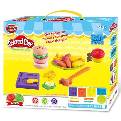 Magic Toys Hamburger készítő gyurma szett kiegészítőkkel (MKL622463)