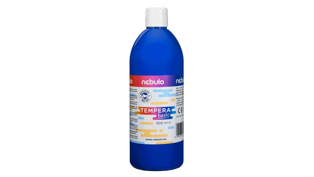 Nebulo folyékony állagú temperafesték 500ml kék (NTF-500-KE)