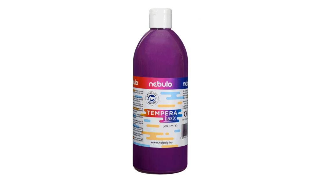 Nebulo folyékony állagú temperafesték 500ml lila (NTF-500-LI)