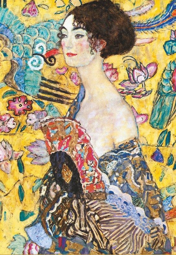 Piatnik Klimt Hölgy legyezővel 1000 db-os puzzle