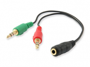 Equip audio elosztó kábel 13cm (147942)
