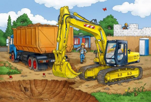 Schmidt Bagger, 40 db-os puzzle (56350)