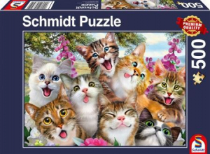 Schmidt Macska szelfi, 500 db-os puzzle (58391)