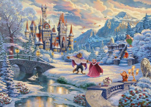 Schmidt Disney Szépség és a szörnyeteg téli varázsa 1000db-os puzzle (59671)