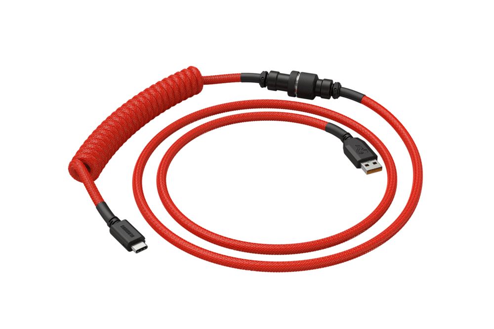 Glorious USB-C billentyűzet spirálkábel piros (GLO-CBL-COIL-RED)