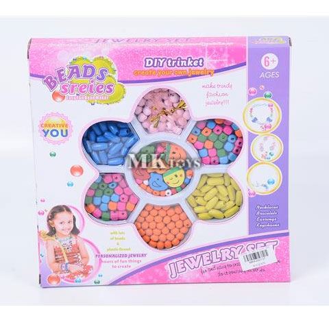 Magic Toys Ékszerkészítő gyöngy szett vegyes formákban (MKK292137)