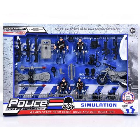 Magic Toys Police kommandós játékszett kiegészítőkkel (MKL462290)
