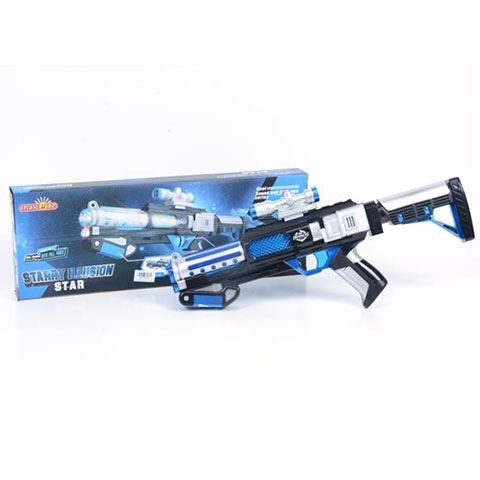 Magic Toys Starry Illusion gépfegyver kék színben fénnyel (MKK300588)