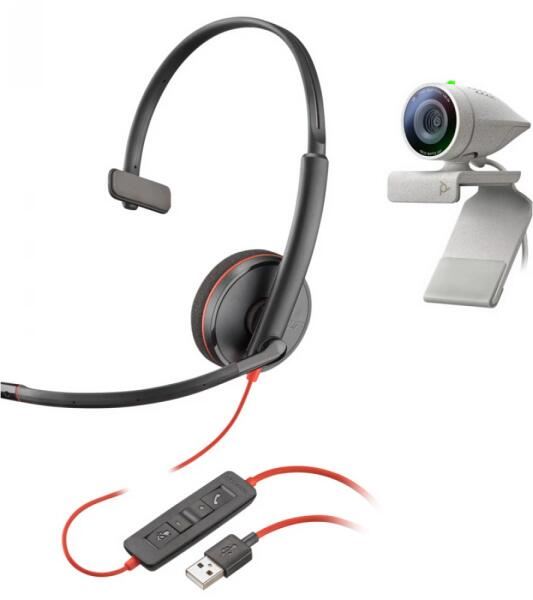Poly Studio P5 webkamera + Blackwire 3210 headset (2200-87120-025)