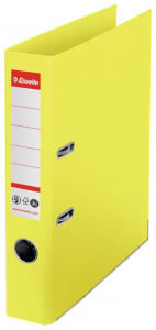 Esselte No.1 környezetbarát iratrendező 50mm széles gerinc sárga (627573)