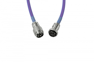 Glorious USB-C billentyűzet spirálkábel lila (GLO-CBL-COIL-NEBULA)