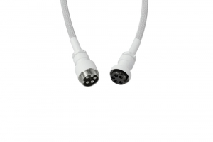 Glorious USB-C billentyűzet spirálkábel fehér (GLO-CBL-COIL-WHITE)