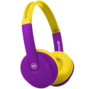 Maxell HP-BT350 BT mikrofonos Bluetooth fejhallgató lila-sárga (348366)
