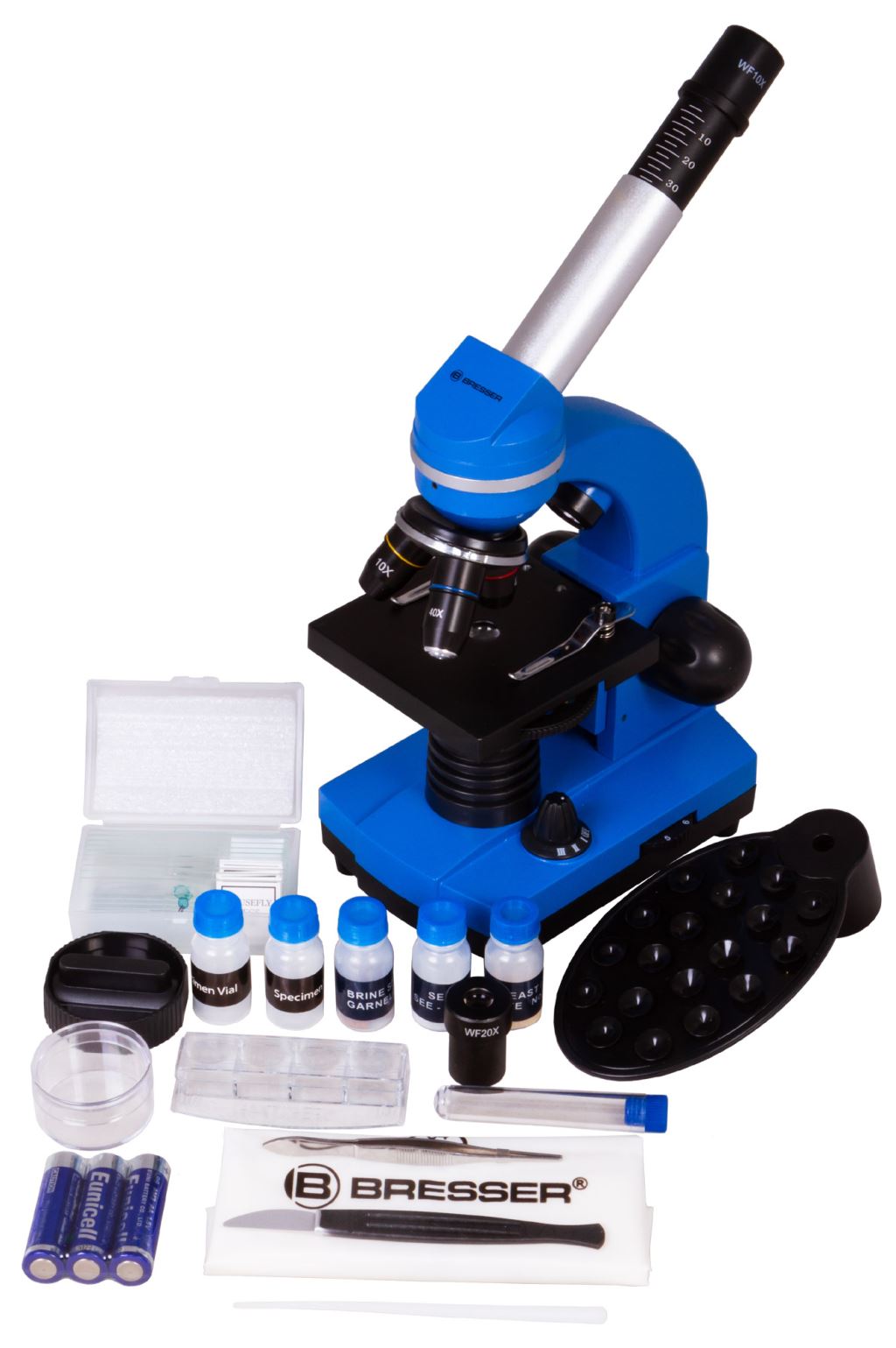 Bresser Junior Biolux SEL 40–1600x mikroszkóp azúr (74322)
