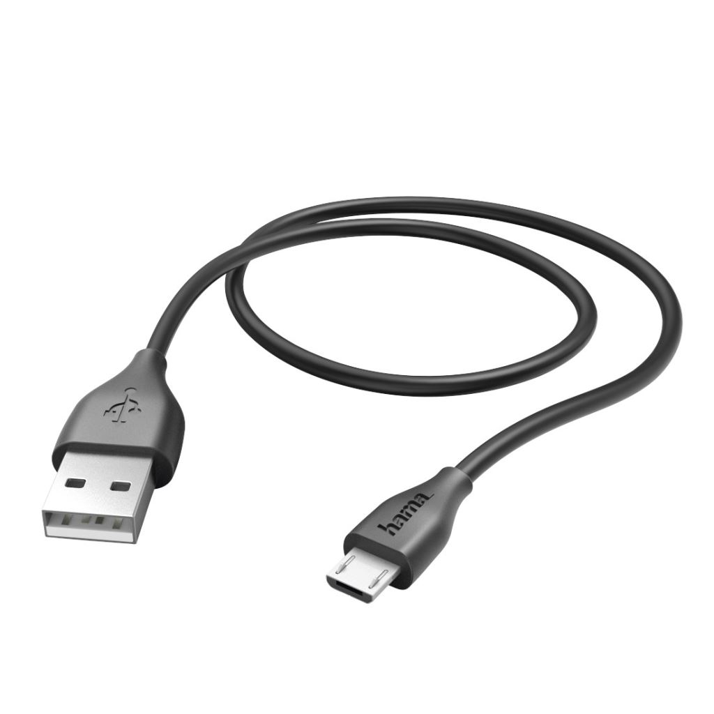 Hama 123578 micro-USB adatkábel fekete 1,5m