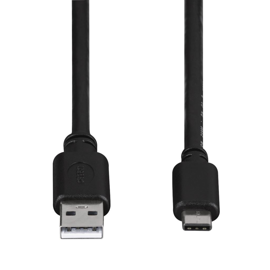 Hama 135740 USB Type-C - USB-A adatkábel 0,25m fekete