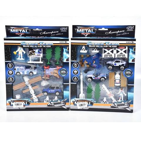 Magic Toys Űr játékszett járművekkel és kiegészítőkkel kétféle változatban (MKL153914)