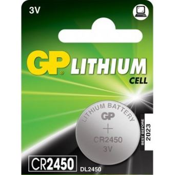 GP Litium Gomb elem 1db CR-2450