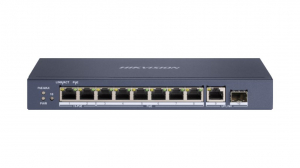 Hikvision 8 portos Gigabit PoE switch  (DS-3E0510HP-E)
