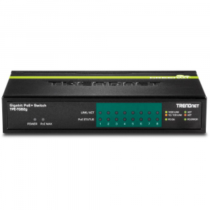 TRENDnet TPE-TG82g Gigabit PoE+ 8 portos DIN-Rail Switch