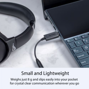 ASUS USB-C - 3.5 mm Jack  AI zajcsökkentő mikrofon adapter (90YH02L1-B2UA00)