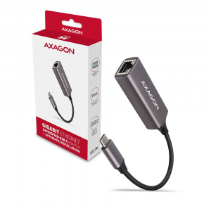 Axagon USB-C 3.2 Gigabit Ethernet h&aacute;l&oacute;zati adapter (ADE-TRC)