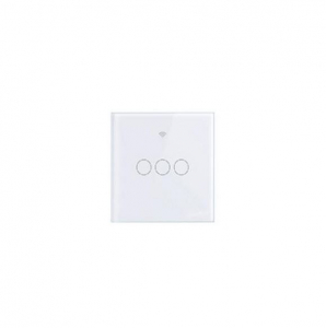 SmartWise T4 EU 3C Wi-Fi + RF érintős hármas okoskapcsoló fehér (SMW-KAP-T43-R2)