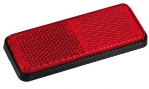 Lampa fényvisszaverő prizma motorra,  Piros (0190160)