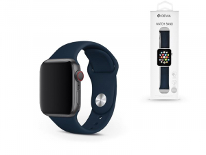 Devia ST324949 iWatch karpánt 44mm sötétkék