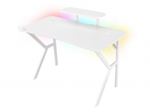 Natec Genesis Holm 320 RGB gaming asztal feh&eacute;r (NDS-1802)