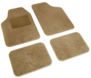 Lampa Cosmo textil autószőnyeg szett taposó betéttel, bézs szín 4db (0125102)