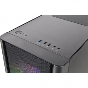 Thermaltake V150 Tempered Glass ARGB Breeze MicroATX táp nélküli ablakos ház fekete (CA-1R1-00S1WN-02)